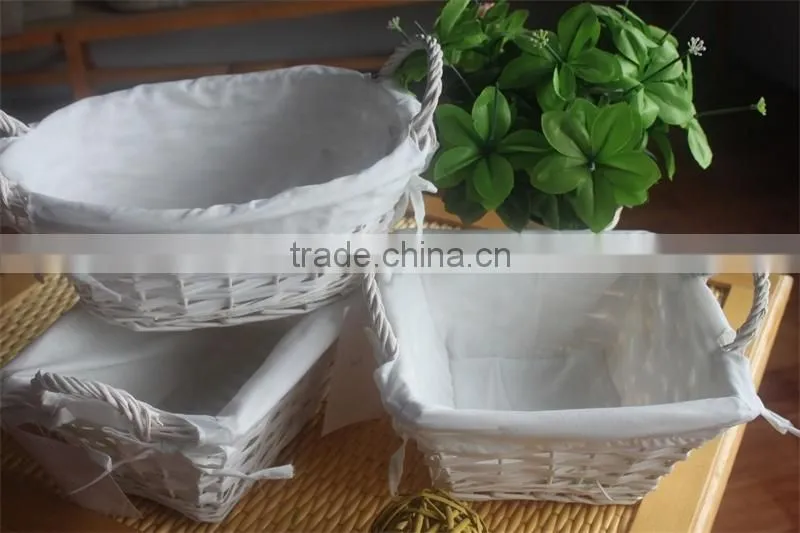 small wilow storage basket; wicker stock basket