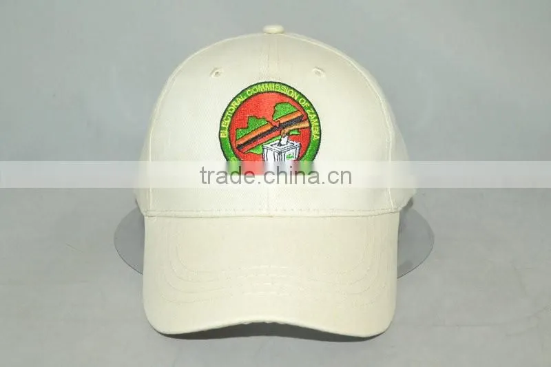 Guangzhou hat factory professional custom 6 panel / 100% cotton / / embroidery logo/khaki baseball cap