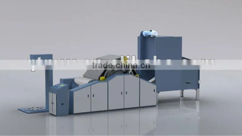 semi-worsted combination carding machine