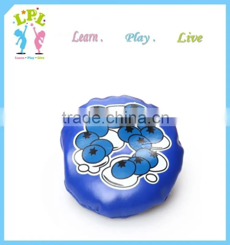 Customize kids toy promotional harmless pu leather exercise ball