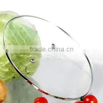 tempered glass pan lid