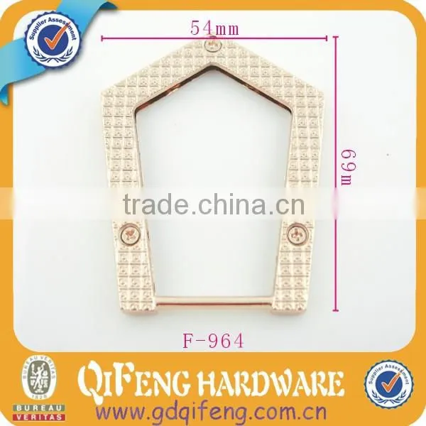 wholesale light gold metal handbag ring for suitcase f-964