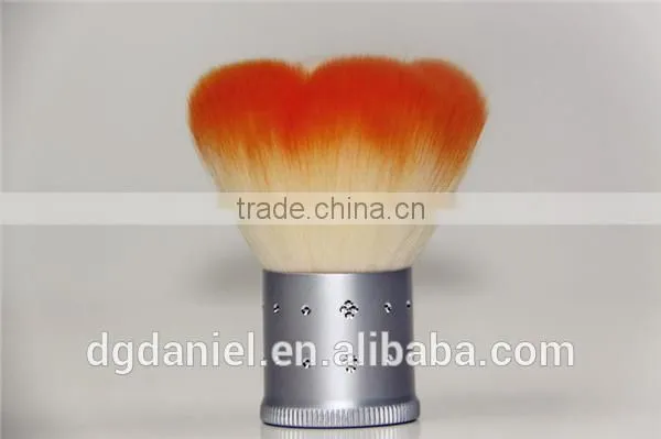 Goat hair Kabuki brush,Plastic base refillable body powder brush ,Large foundation brush