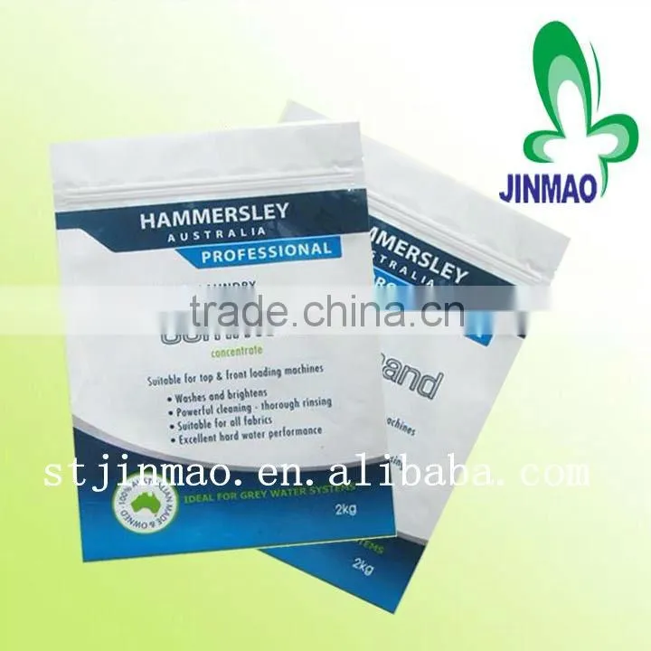 High quality and favorable price aluminum foil stand up pouch with zipper