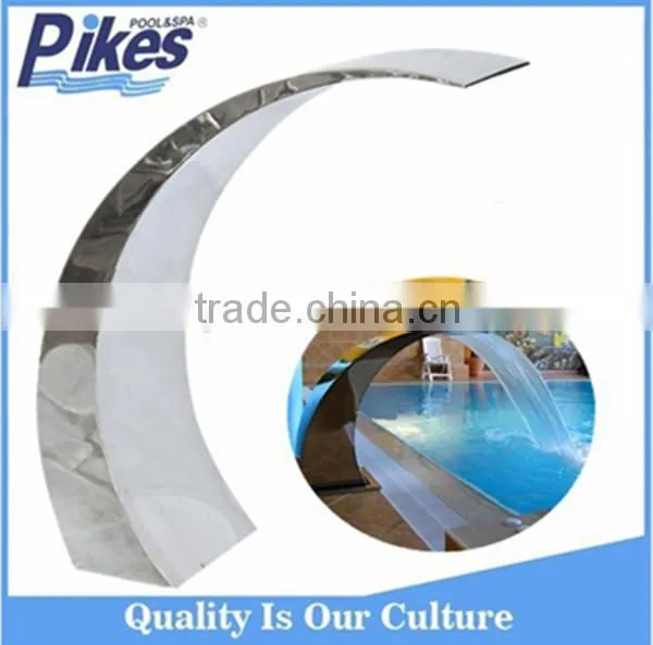 swimming pool water curtain OEM and customized outdoor garden waterfall