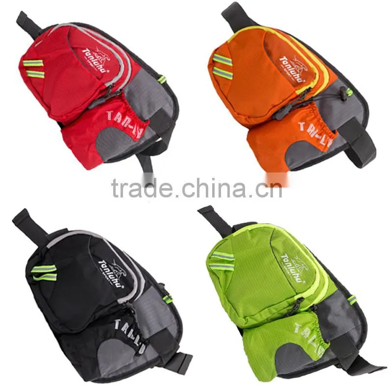 2015 hot sale sport run waist tool bag with bottle holder
