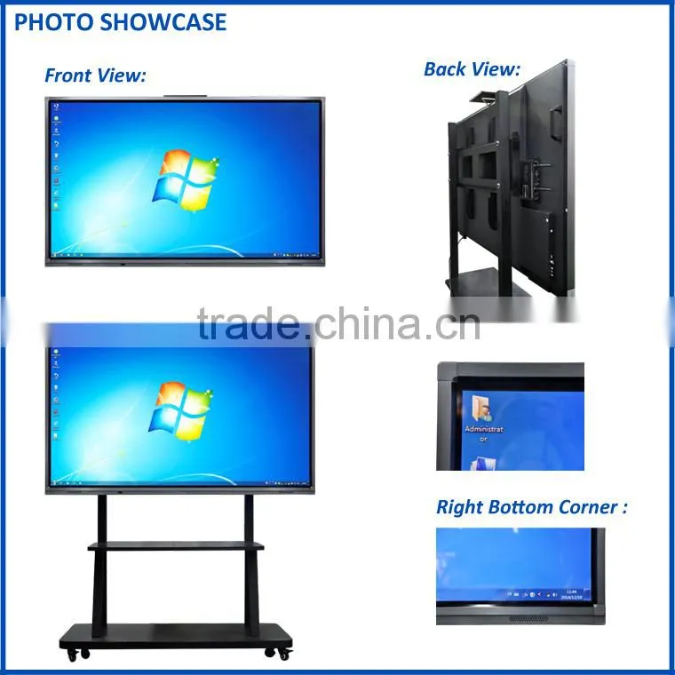 55inch 65inch 84inch interactive flat panel display touch screen monitor android touch panel