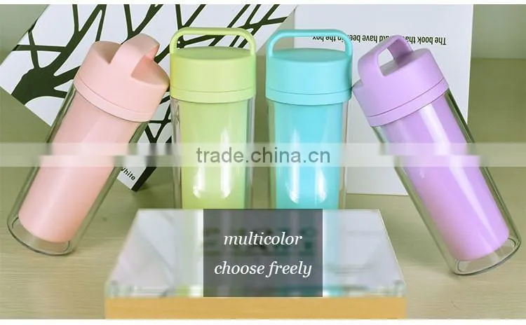bar shot refillable water bottles custom water jugs coffee cup plastic