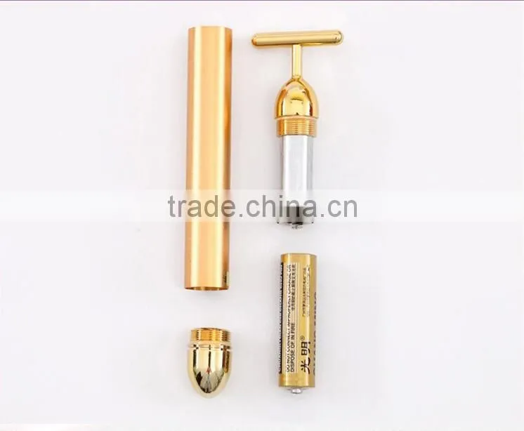 Home Use Skin Tightening acupuncture eye therapeutic massager 24K T-bars