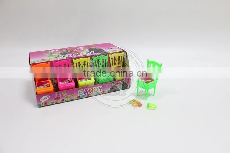 Cartoon Frozen Printed Toy Candy, Chair Toy with Compressed Candy