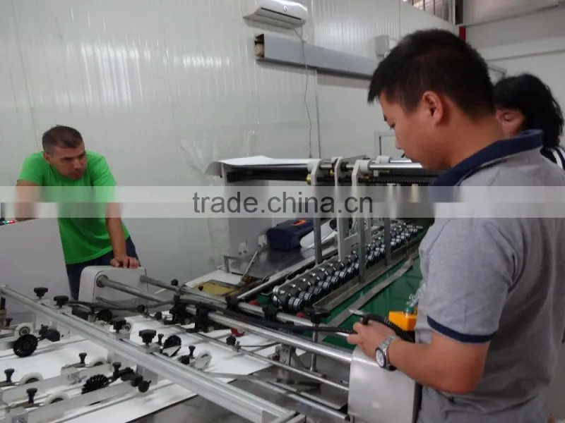 2015 hot sale paper bag making machine sheet feed