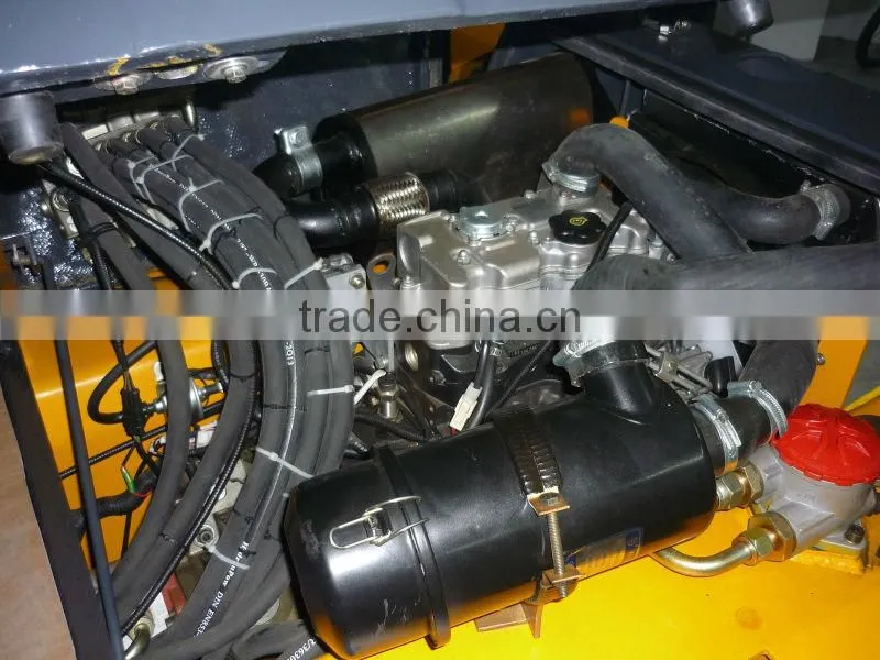hot selling china mini hydraulic wheel loader quick-hitch JOYSTICK with CE for European market