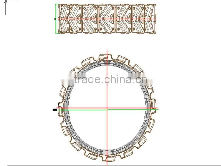 New Product Low Price Irrigation Center Pivot Parts of Pivot Tire