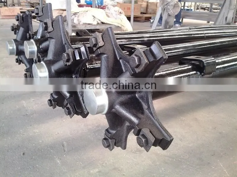 6T Braked tractor trailer axle