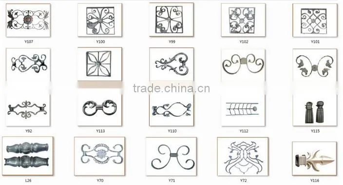 Factory direct price Hand forged Road guard rails