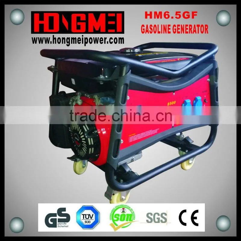 6.5Kw/Kva Factory Price Handle Start Portable Petrol Generator