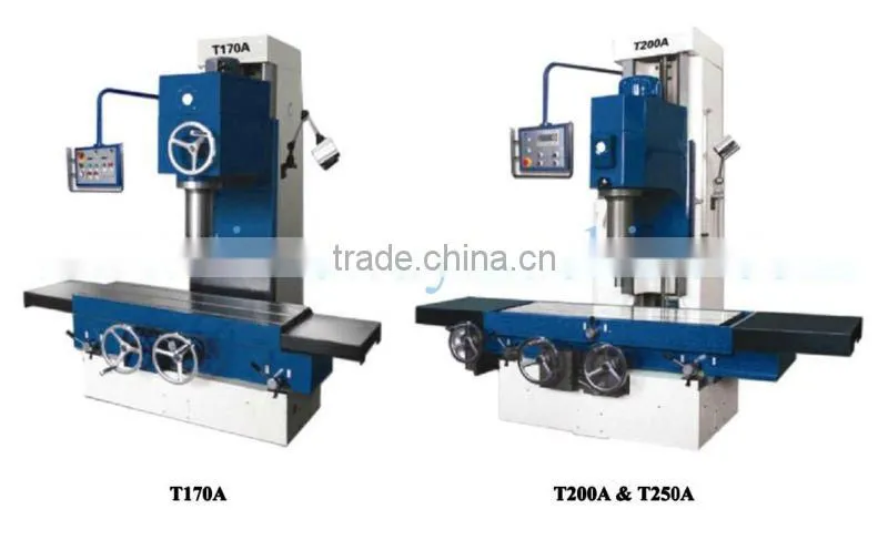 "170mm Boring Dia." Vertical Boring Machine T170A