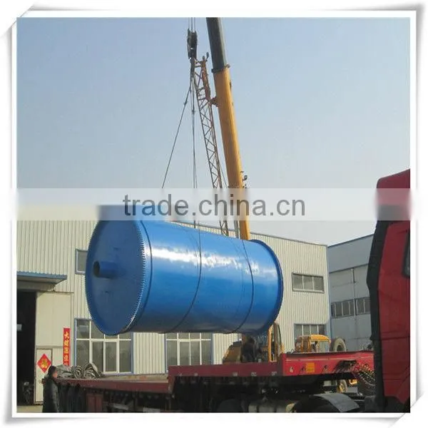 2014 Best selling environmental friendly waste tyre pyrolysis machine with ISO9001