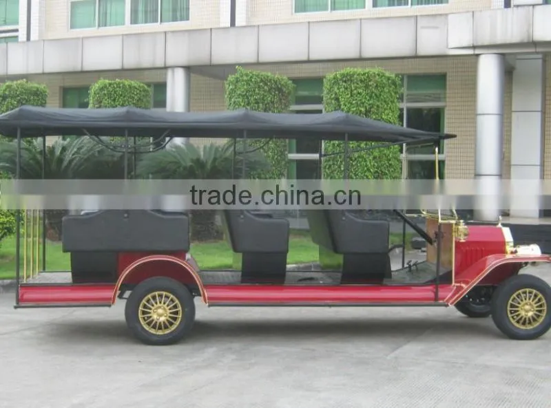 Comfortable elegant battery powered golf club cart antique electric vehicle