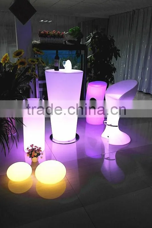 hot sale brighting party favor colorful led lighting cocktail chair
