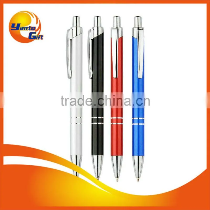 Half Metal Half Plastic Ballpoint Pen