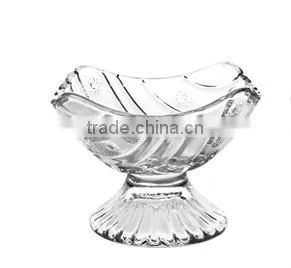 Wholesales glass yogurt cup offered by anhui glass factory