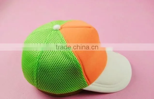 kids pritty sanwich baseball cap/kids spiderman baseball cap