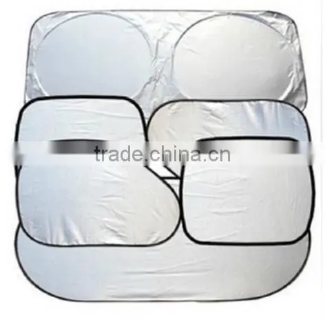 Foldable Car Window Sunshade With Suction Cups