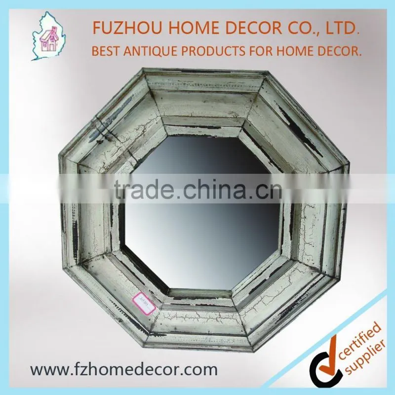 Cheap large walll mirrors/ reclain recycle wood mirror frame