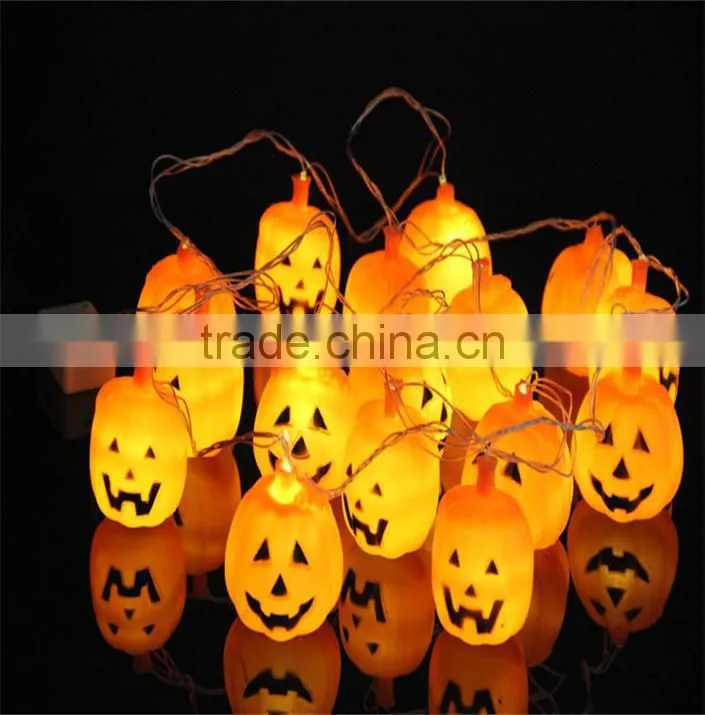 N93 3.5M Halloween Props Haunted House Supplies Bar Decoration 16 LED Pumpkin String Light Fairy lights Festival Lamp