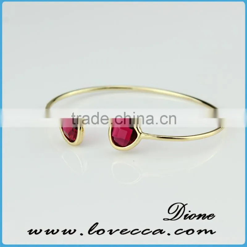 Wholesale Guangzhou Factory Charms Jewelry Birthstone Bracelet Bangle