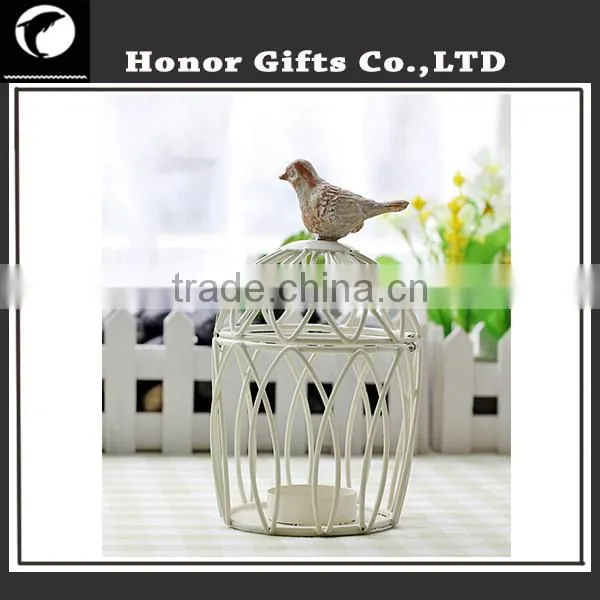 Popular Iron Craft Handmade Cheaper Bird Nest Candle Holder