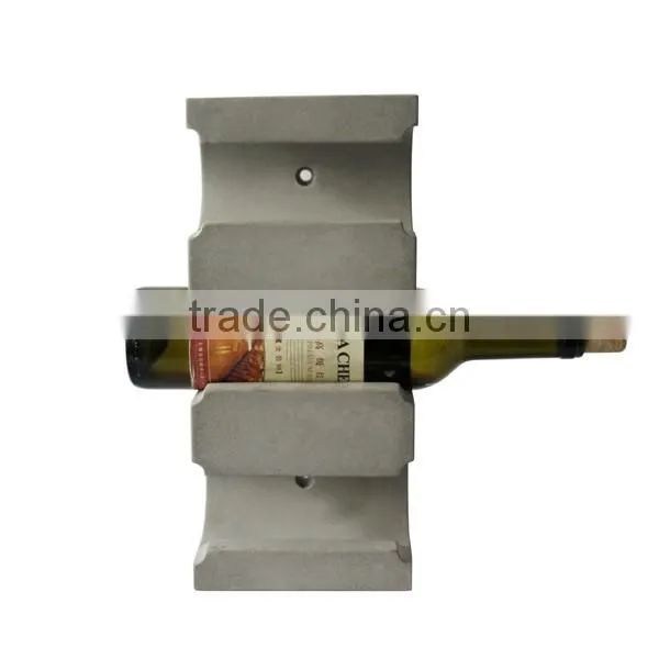 Promotional handmade concrete wine display shelf & wine holder