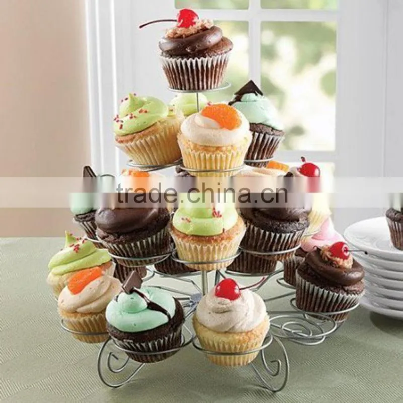 4 Tier Cupcake Stand Metal Holder Tower Wedding Birthday Party Dessert Display
