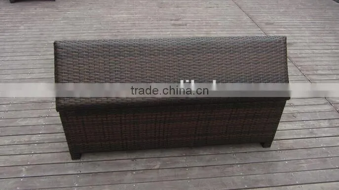 Rattan outdoor storage box