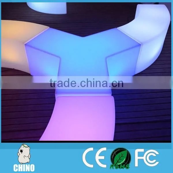 Combinated LED Stool Bench Cube LED Bench Chair