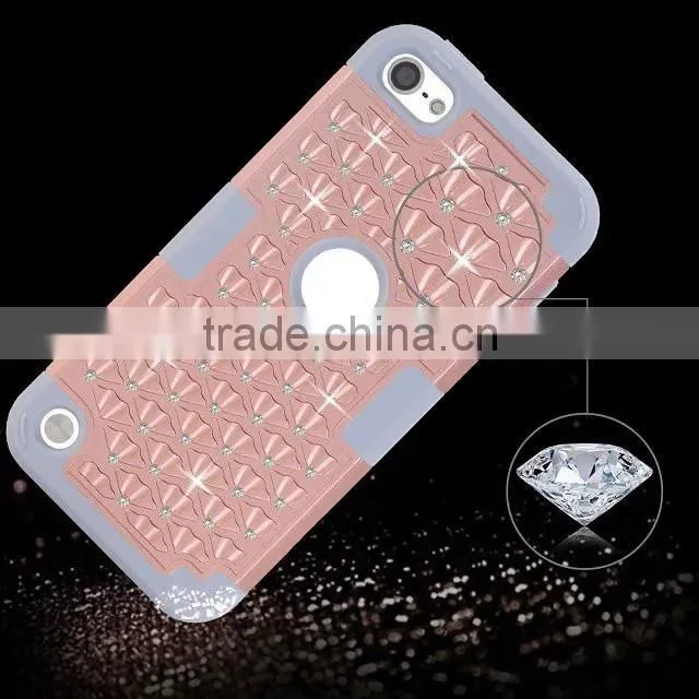 2017 new customized TPU black bottom phone case for iPhone 6G/7G