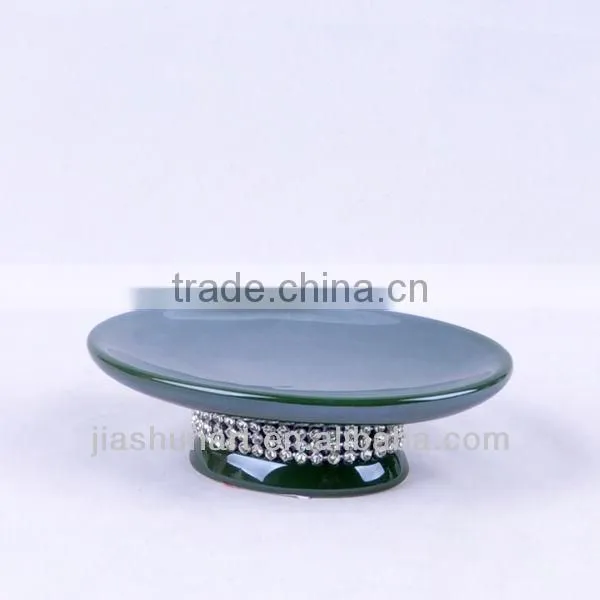 Grey Ceramic Soap Dish