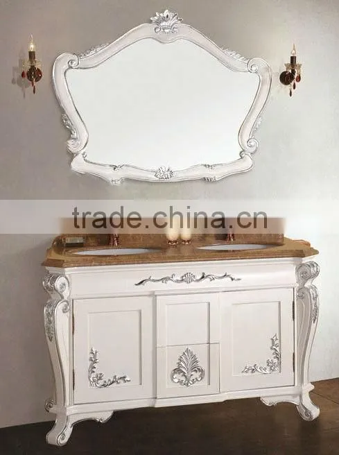 Bisini Double Basin Bathroom Vanity Cabinet, Bathroom Mirror Cabinet set ;Bathroom Furniture;(BF08-4059)