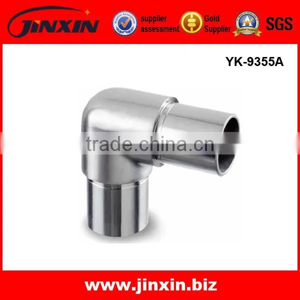 90 Degree Stainless Steel Round Tube Elbow Pipe Fittings Connectors