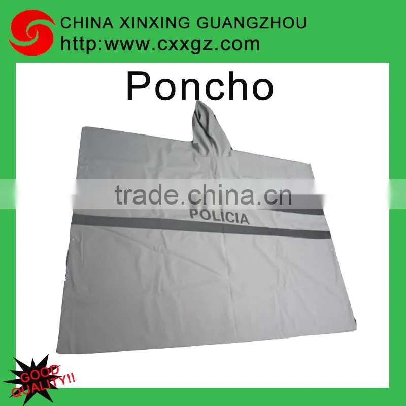 Hot sale military army green poncho rain coat for men with rain poncho rubber