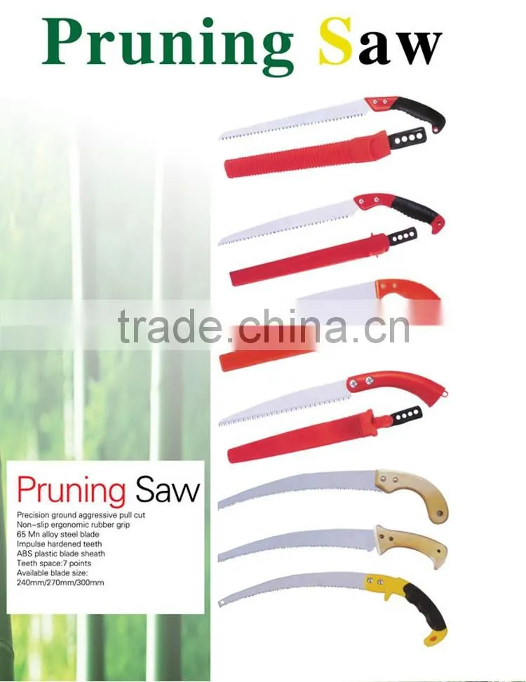 QJ-JH11 Pruning saw with 7points teeth space high quality hand tools hand saw