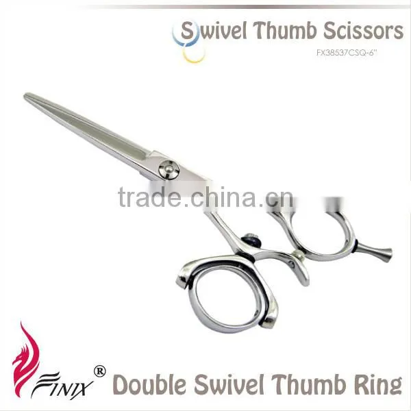 Ergonomic Swivel Thumb Rings Hair Thinning Scissors