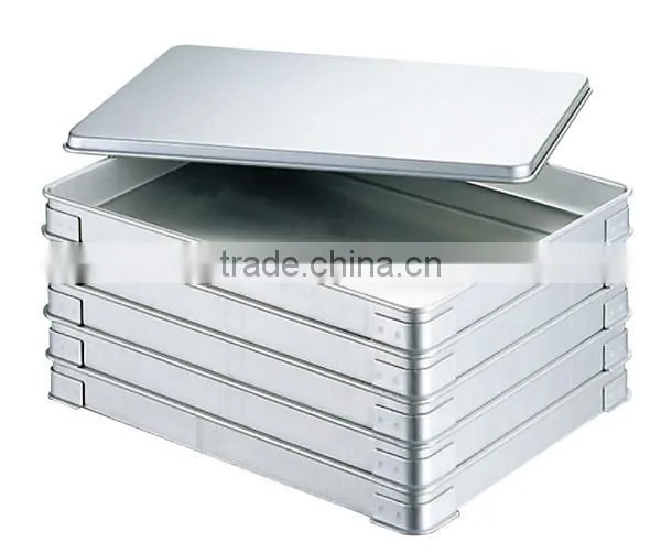 EBM Aluminium Gyoza Vat Container and Lid for Dumpling Gyoza Alumite Vat