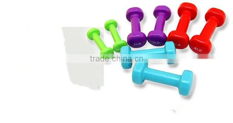 plastic Dipped Colorful Competitive price Dumbbell