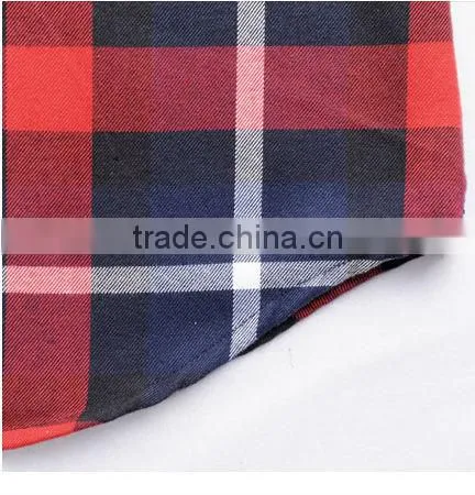 2104 new style men's spring or fall twill plaids casual shirt