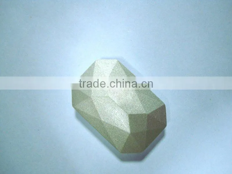 crystal loose bead rectangle with eight angles