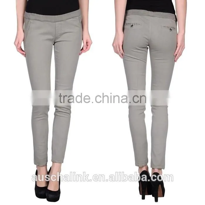 2016 personalized outdoor lady denim trousers low price