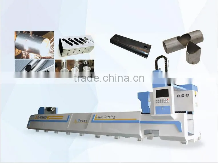fiber laser metal pipe laser cutting machine 1000w