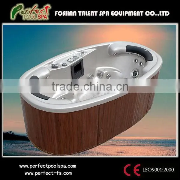 Crystal acrylic massage spa pool in china